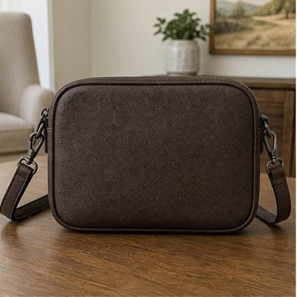 Camel Vegan Leather Bag